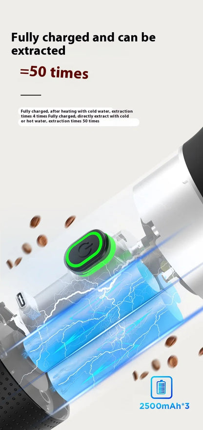 Portable Capsule Coffee Machine Electric Small Wireless Heating