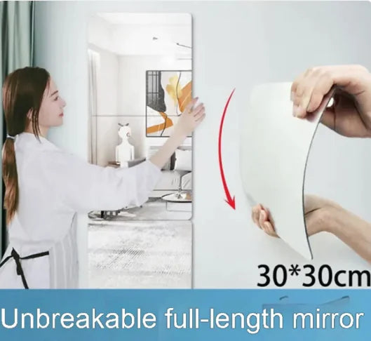 Acrylic Mirror Sticker Self-adhesive Household Soft Mirror