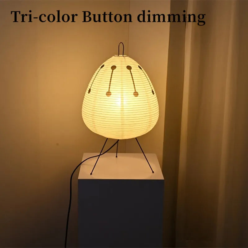 Nordic Japanese Rice Paper Table Lamp