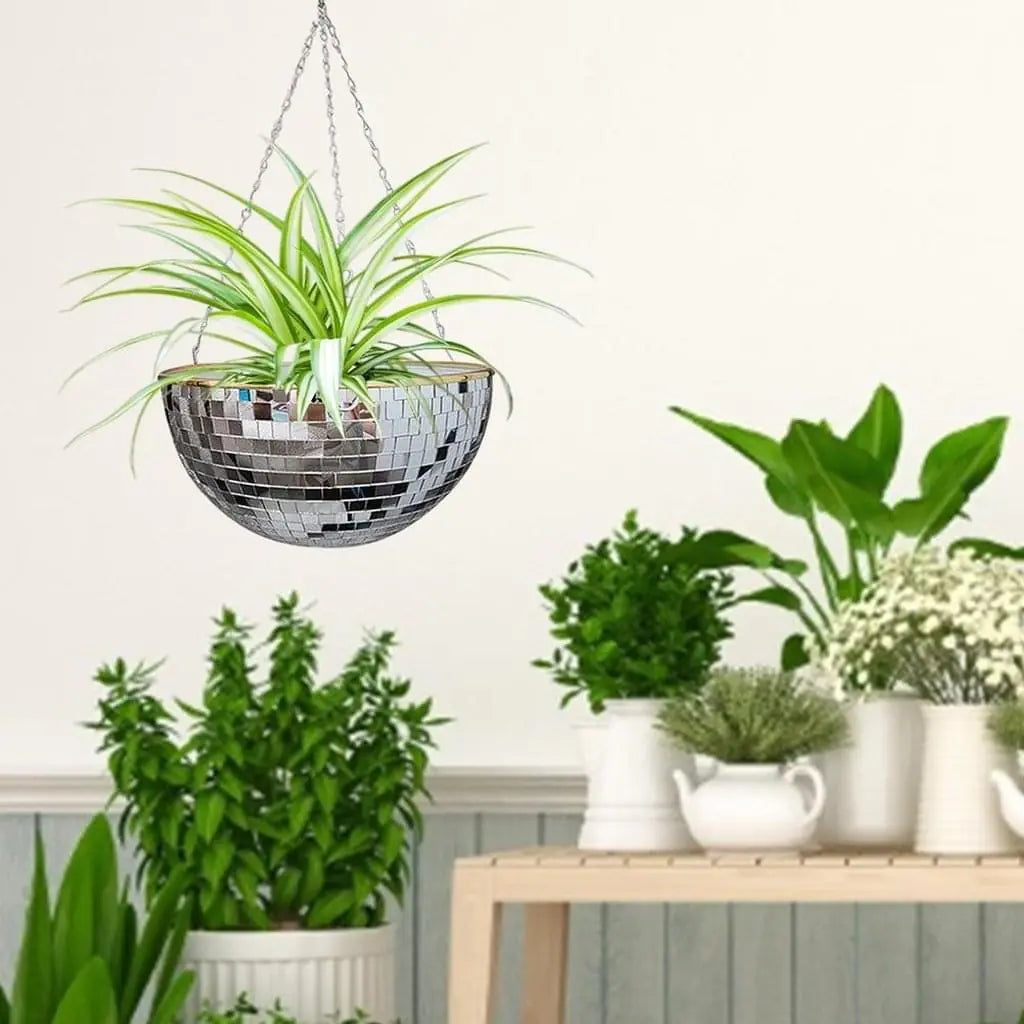 Disco Hanging Flower Pot