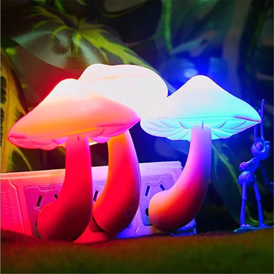 Mushroom Night Light with Sensor
